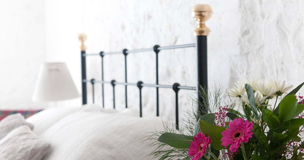 The Emma Double Iron Bed Wrought Iron & Brass Bed Co.