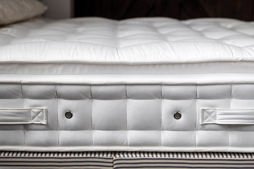 Hypnos Astral Pillow Top Mattress Wrought Iron Brass Bed Co