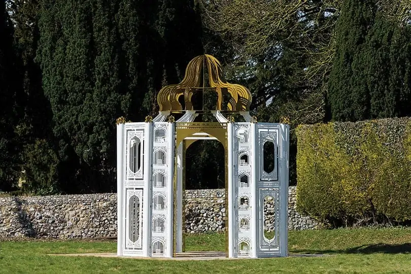 bespoke garden iron gazebo