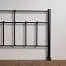 black bed frame