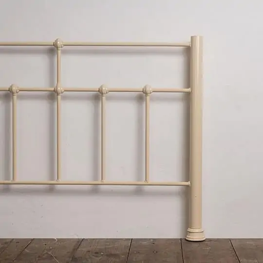 cream bed frame