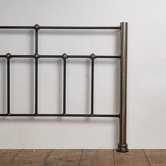 raw metal bed frame