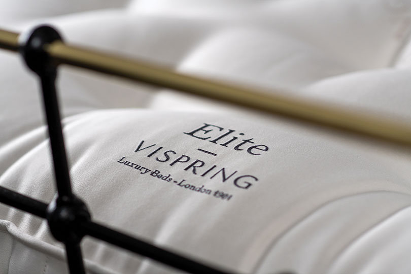 Vispring Elite Luxury Mattress Wrought Iron and Brass Bed Co.