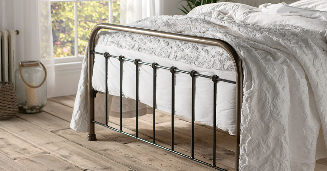 The Edward Single Iron Bed Wrought, Wrought Iron King Single Bed Frame