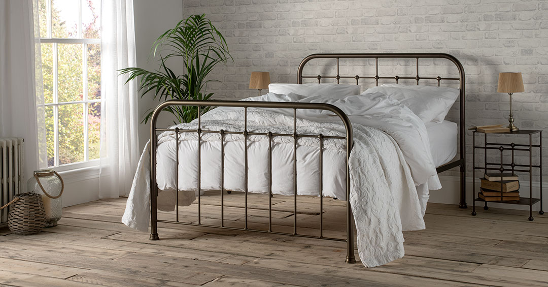 Henry King Size Iron Bed Wrought, King Size Iron Bed Frame