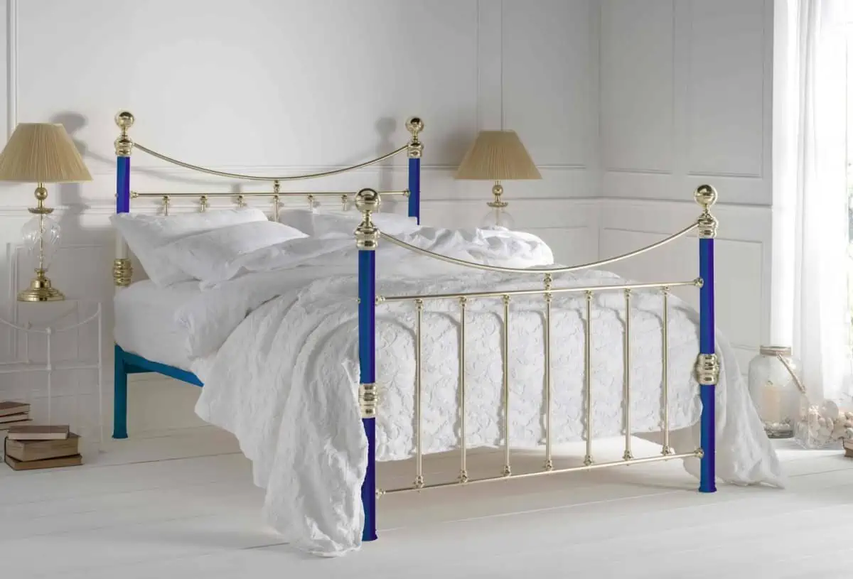 Elizabeth iron and brass bed
