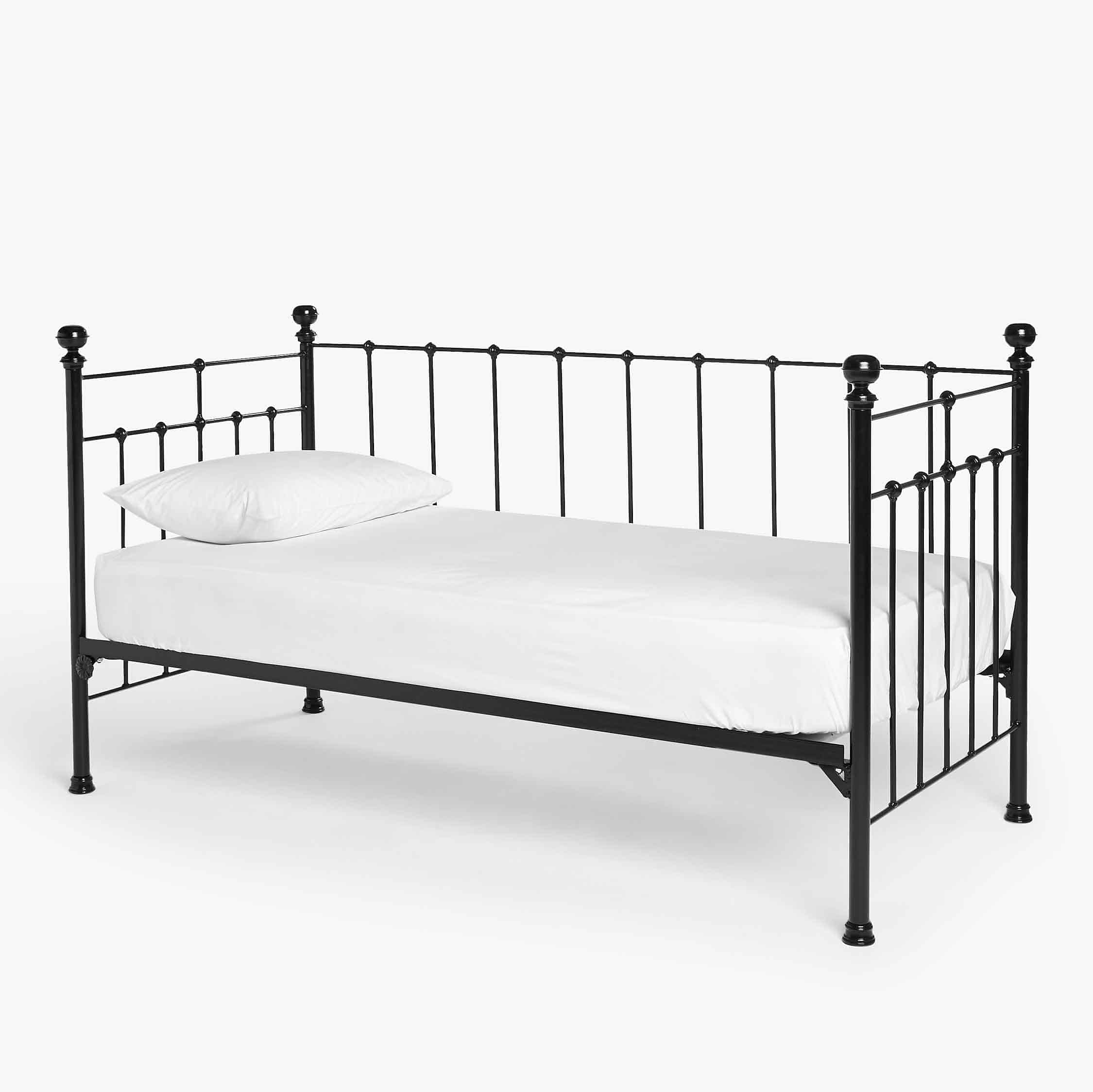 Sophie Iron Bed, Day Bed, Black