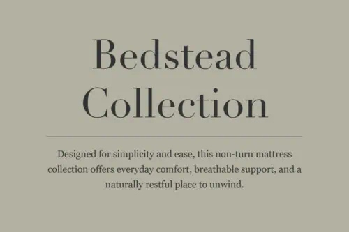 Bedstead wool mattress collection – breathable, non-turn mattresses for everyday comfort