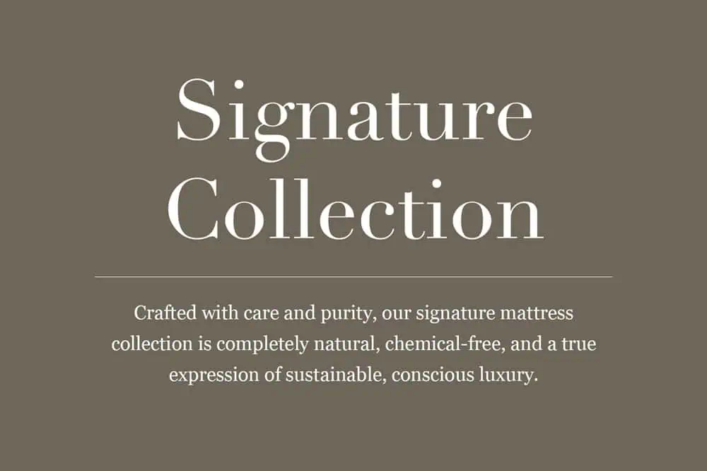 Signature wool mattress collection – natural, chemical-free, and sustainably handcrafted”
