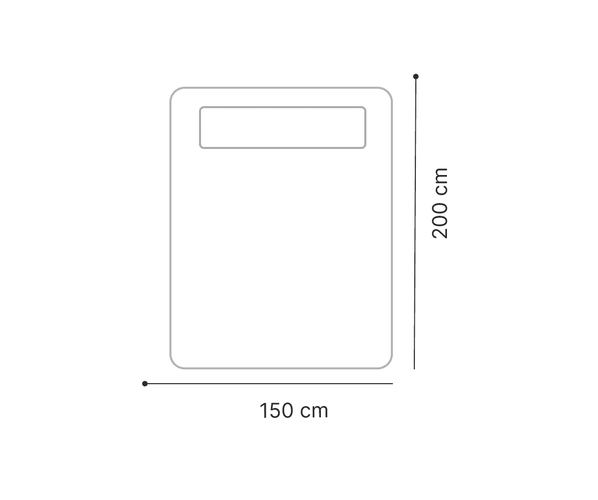 King size bed mockup