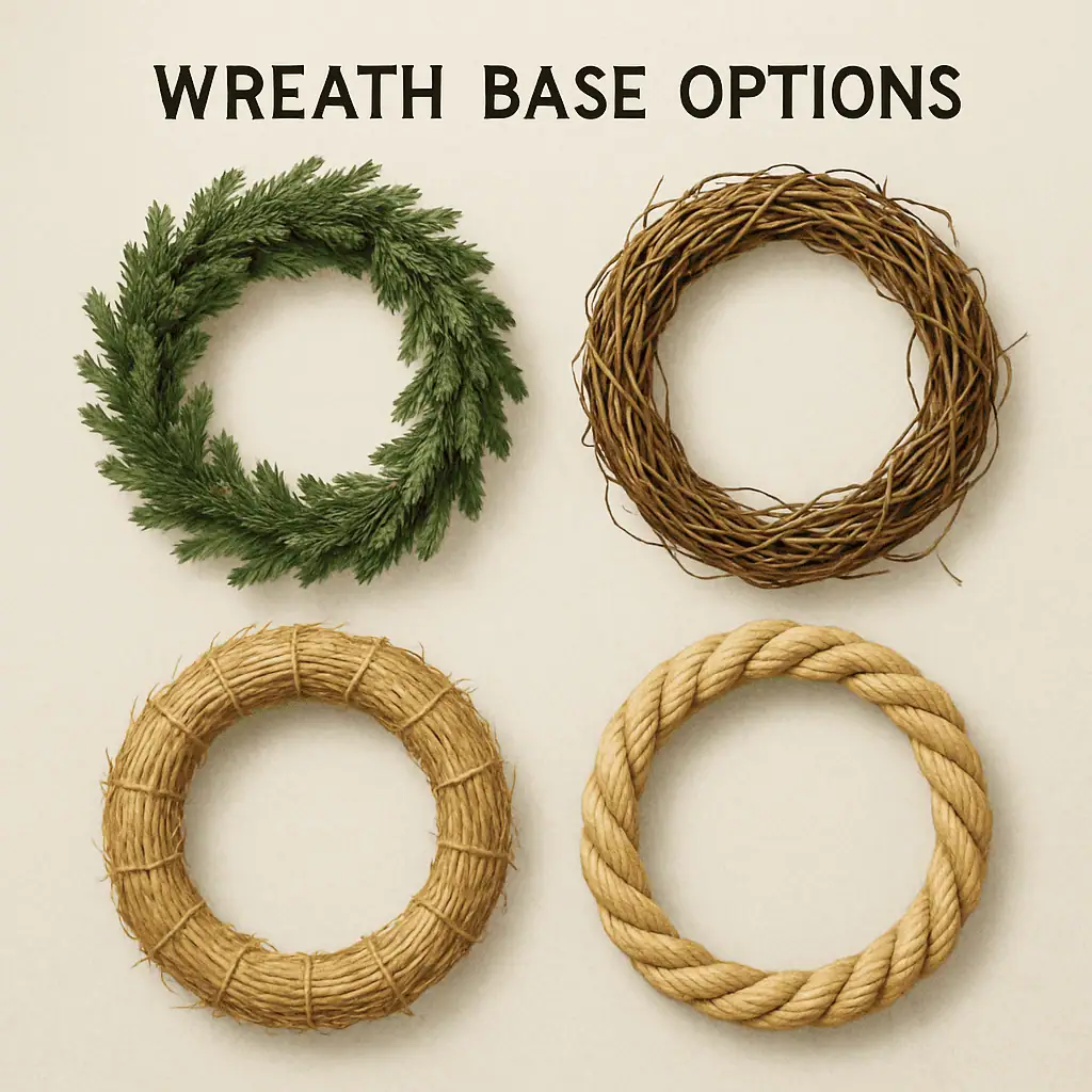 wreath base options