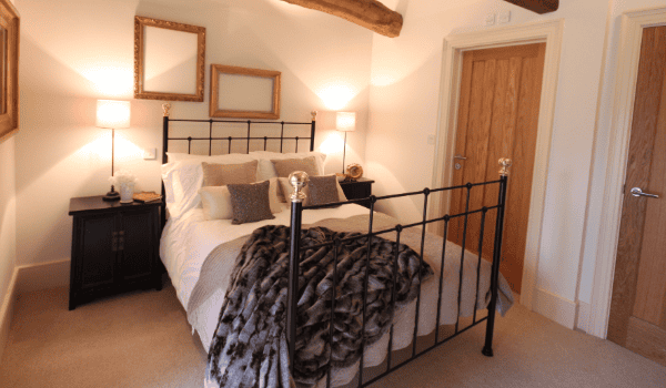 User Photo Iron Bed in Cozy Interior