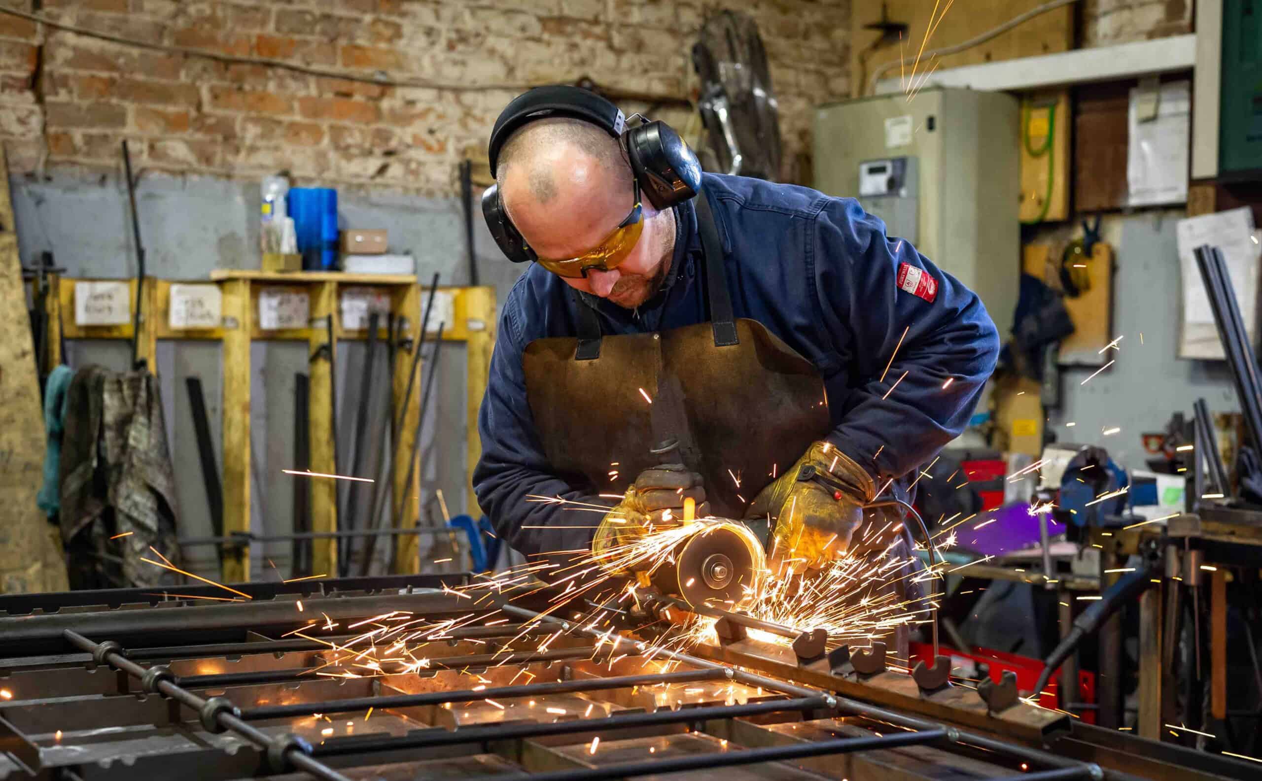 Handmade bed frame production in our Norfolk workshop