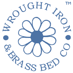 Wrought Iron & Brass Bed Emblem