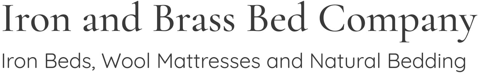 Wrought Iron and Brass Bed logo