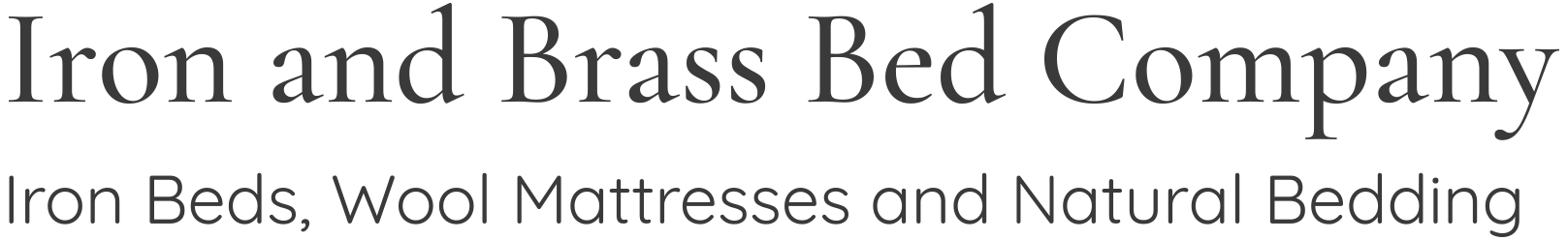 Wrought Iron and Brass Bed logo