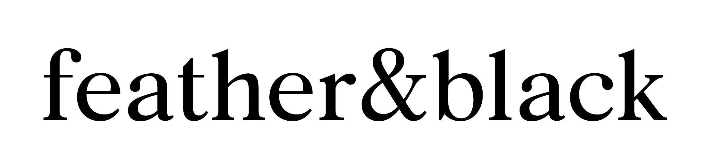 Feather and Black logo