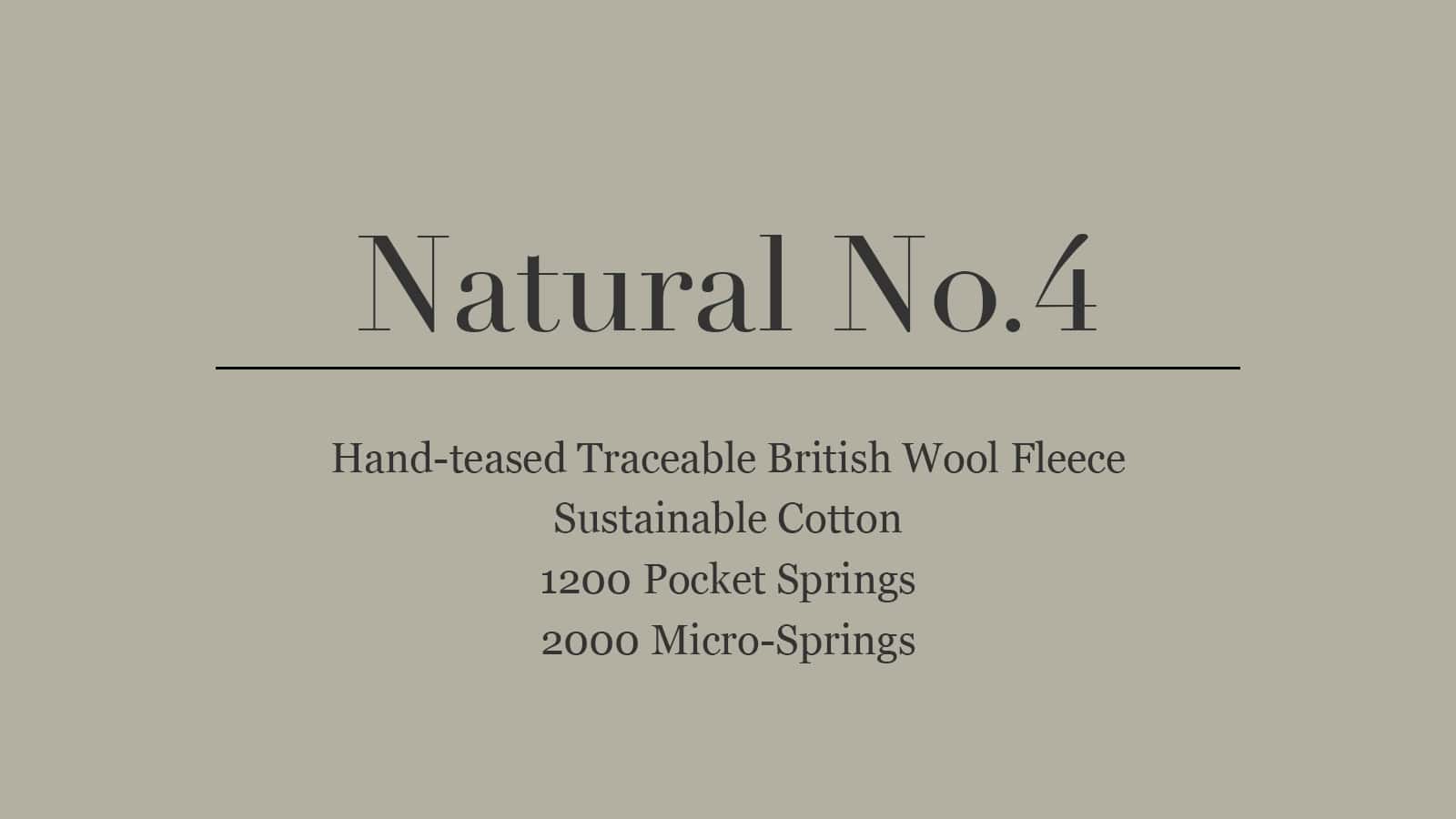 Natural No.4 Mattress