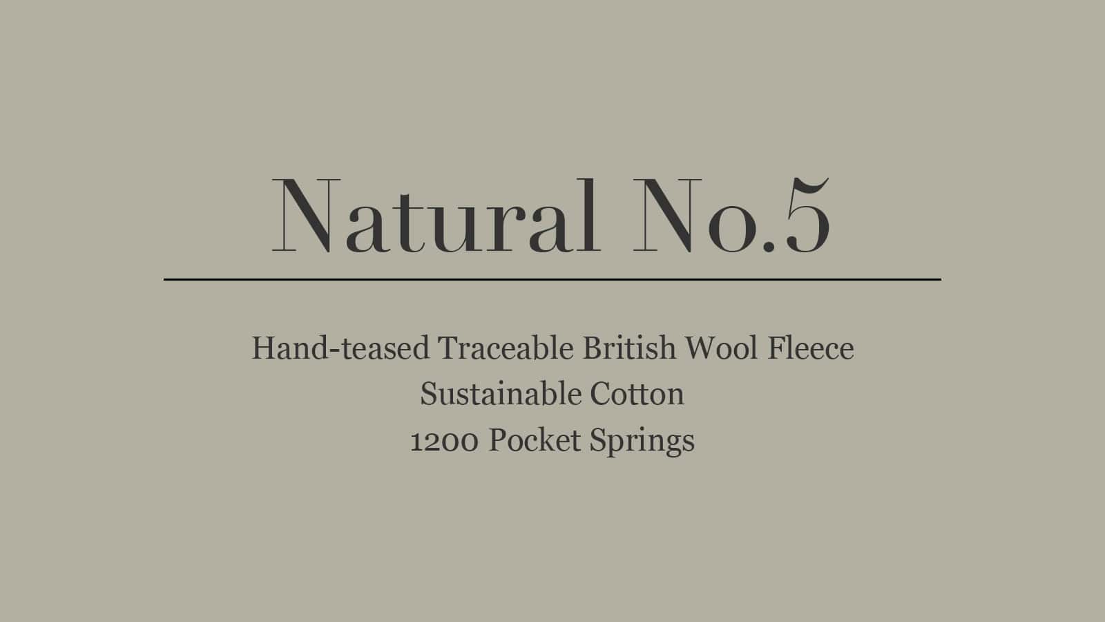Natural No.5 Mattress