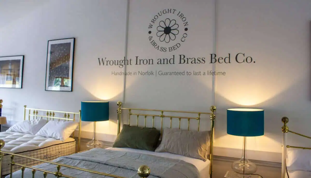 The Iron and Brass Bed Co showroom